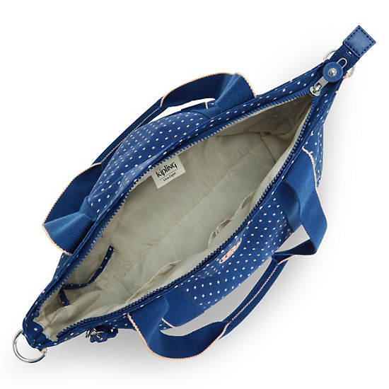 Sacs Fourre Tout Kipling Asseni Small Printed Bleu | FR 1748KO